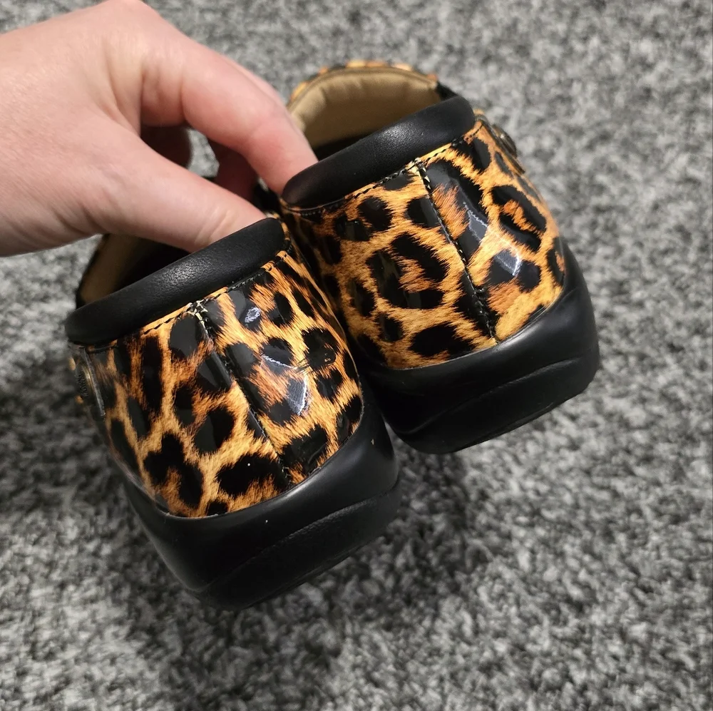 🍂Alegria Keli Leopard Professional Clog Shoe - Picture 4 of 7